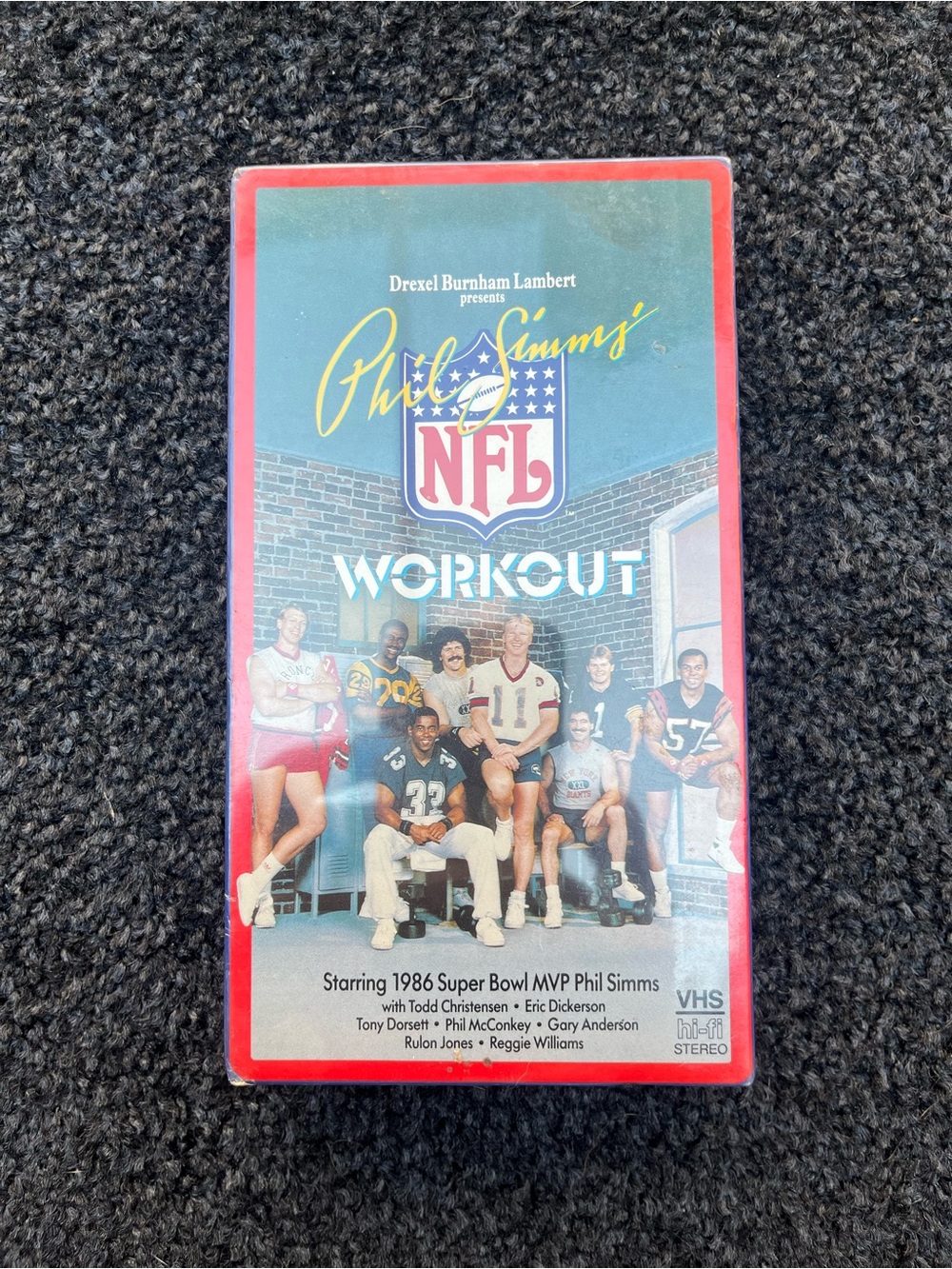 Vintage 1987 Phil Simms NFL Workout VHS SEALED
